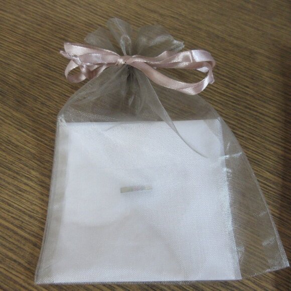 Enamel 'Rose' Art Nouveau Small Tiny Bar Pin Marked Sterling Silver LSP Co .75" - Picture 7 of 8